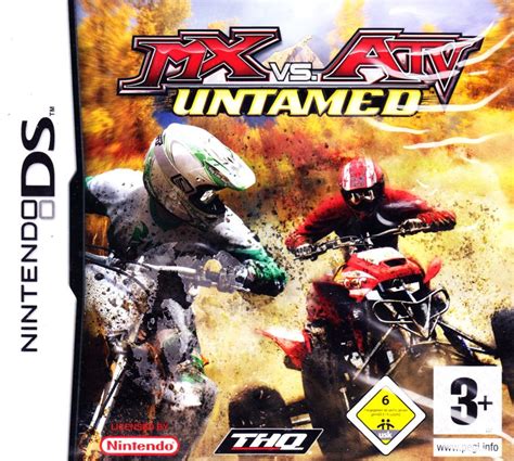 Mx Vs Atv Untamed 2007 Nintendo Ds Box Cover Art Mobygames