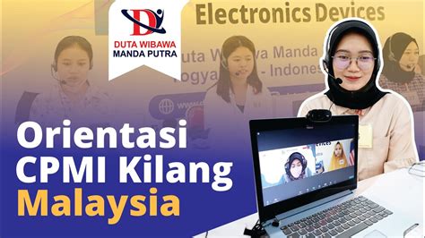 Orientasi Cpmi Kilang Malaysia Pt Duta Wibawa Manda Putra Youtube