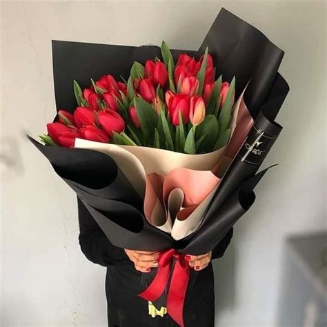 Ramo Premium De Tulipanes Rojos Florister A C Mplices