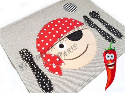 Montessori Childrens Placemat Pirate Montessori Practical Live