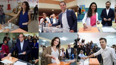 Elecciones A La Comunidad De Madrid Así Han Votado Los Candidatos