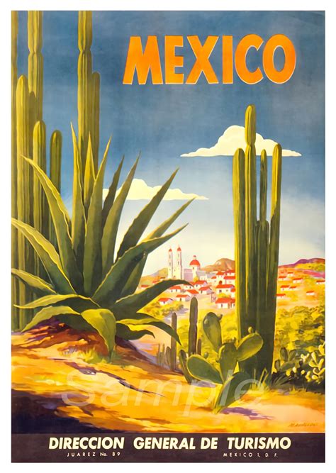 Exploring The Beauty Of Mexico Through Travel Posters Travel Tales