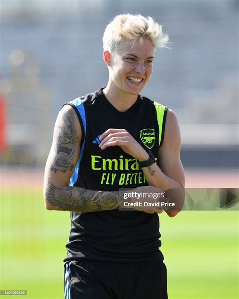 Lina Hurtig Of Arsenal During The Arsenal Womens Training Session At