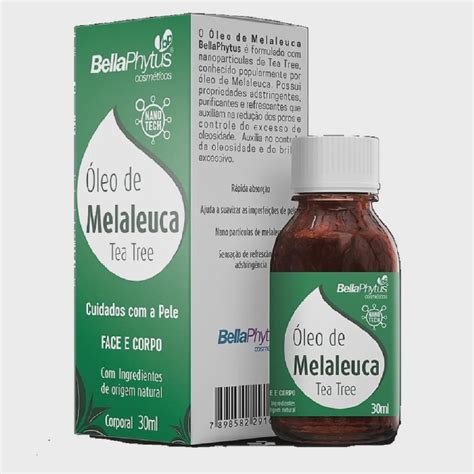 Óleo de Melaleuca Tea Tree 30ml BellaPhytus Submarino