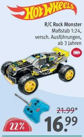 Hot Wheels Rc Rock Monster Angebot Bei ROSSMANN 1Prospekte De