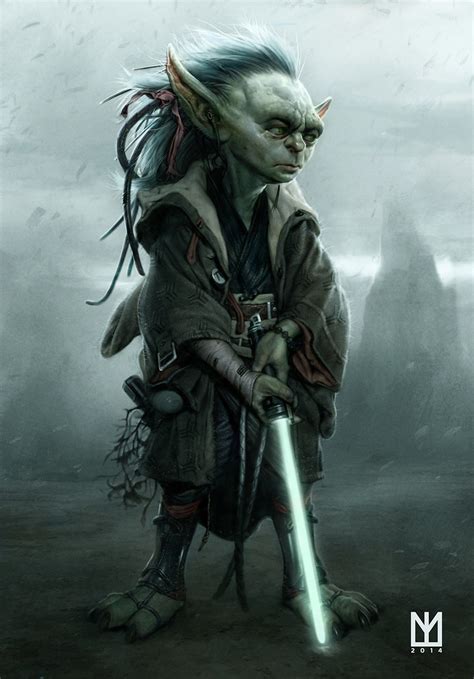 Young Jedi Master Yoda Art by Marco Teixeira — GeekTyrant