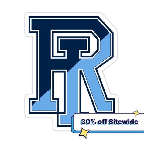 uri rams sticker  sale  yehan rhode island tie dye sticker