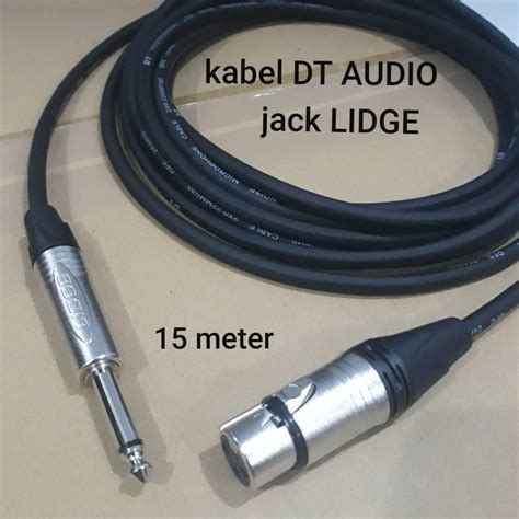 Kabel Mic Dt Audio Meter Jack Akai Mono To Xlr Female Lazada Indonesia