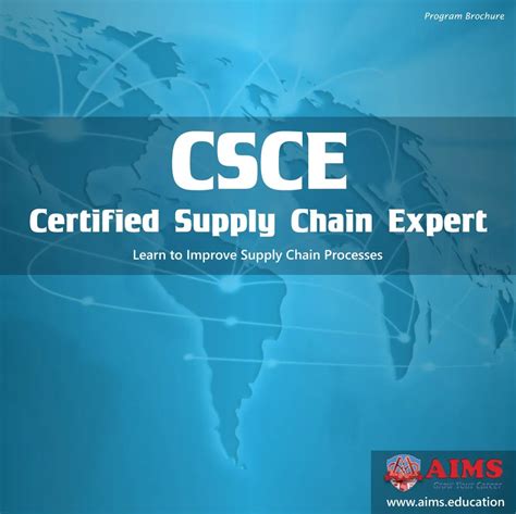 Ppt Csce Certified Supply Chain Expert Powerpoint Presentation