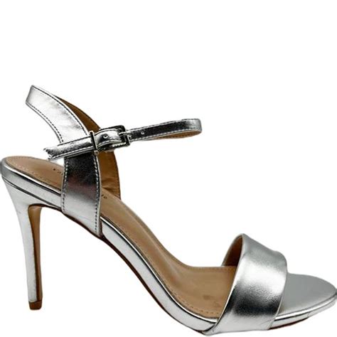 Valentino Conte Womens Strap Sandal Silver Paul Byron Shoes Ireland