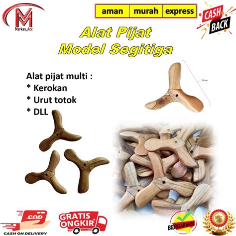 Jual Alat Pijat Refleksi Model Segitiga Bisa Untuk Kerokan Bahan