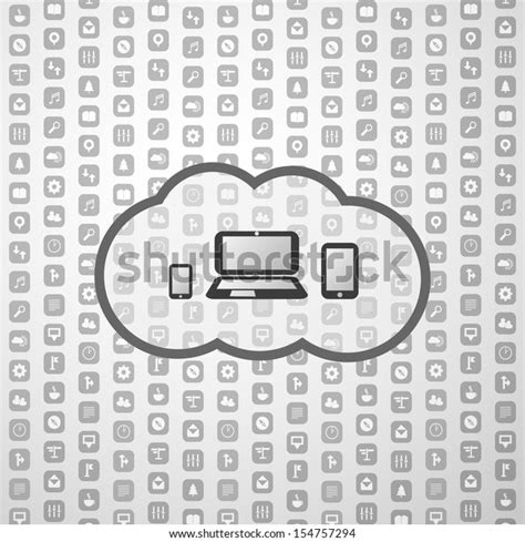 Cloud Computing Concept Vector Illustration Stock Vector Royalty Free 154757294