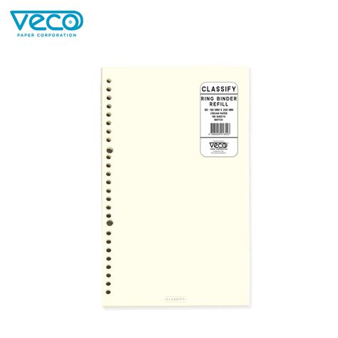 Veco Classify Ring Binder Notes B Refill Sketch Lvs Cream Paper