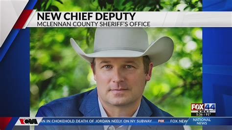 Mclennan County Sheriff Introduces New Chief Deputy Kwkt Fox 44