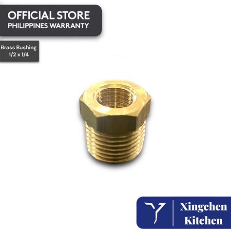 Brass Bushing 1 2 Male Thread By 1 4 Female Thread Reducer Connection