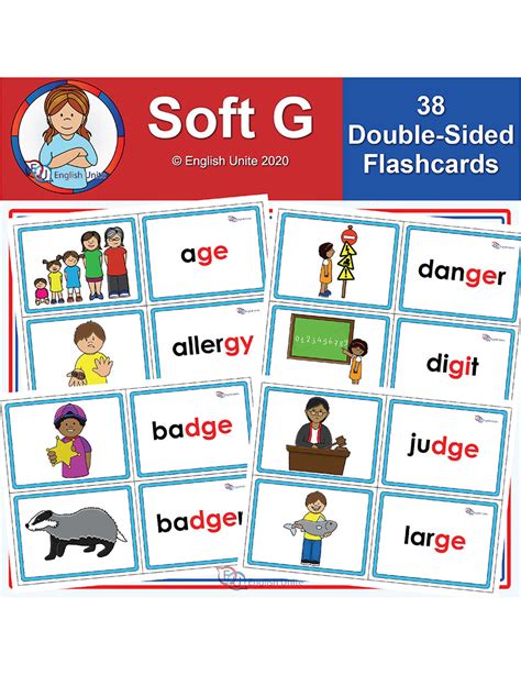 English Unite Flashcard Set Soft G