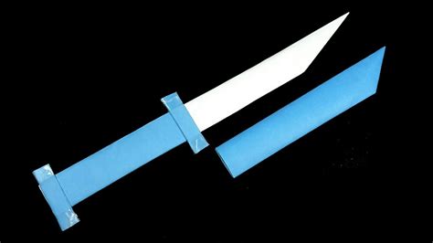 Easy Origami Sword How To Make A Paper Sword Paper Sword Origami