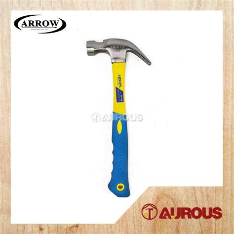 arrow fibre handle cross  claw hammer  magnetic arf aurous
