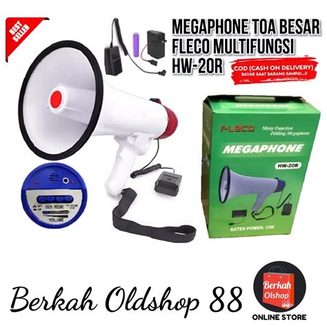 Jual Toa Megaphone Atau Toa Besar Fleco Multifungsi HW 20R Toa Fleco