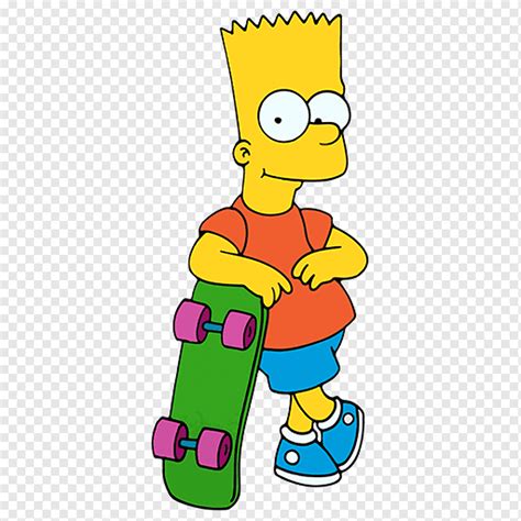 Ilustrasi Homer Simpson Bart Simpson Marge Simpson Gambar Homer