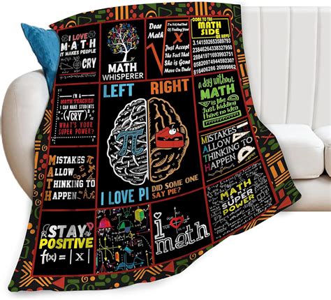 Amazon Math Blanket For Teachers Cozy Plush Funny Mathematical