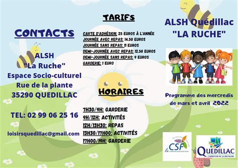 Programme Mars Avril Commune De Qu Dillac