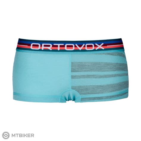 ORTOVOX 185 Rock n Wool Hot Pants dámske termoprádlo Ice Waterfall MTHIKER Shop