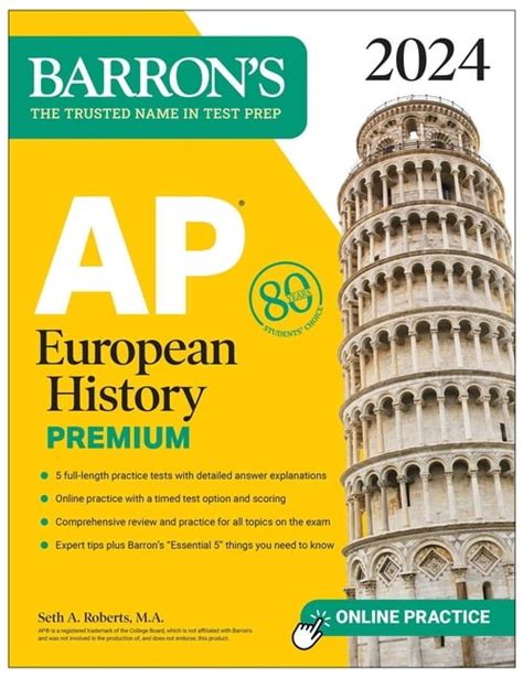 S Ch Barrons Ap European History Premium Practice Tests