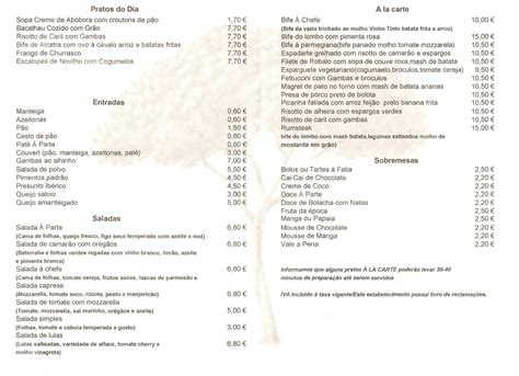 IÉ IÉ MENU DO RESTAURANTE À PARTE