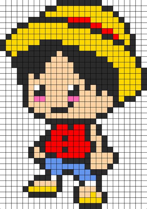 Download Pixel Art Monkey D Luffy