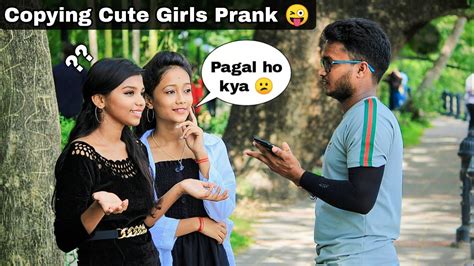 Copying Cute Girls Prank 😍♥️ Aap Kaha Hain Ji Prank Show Ratan Prank Tv 👀 Youtube