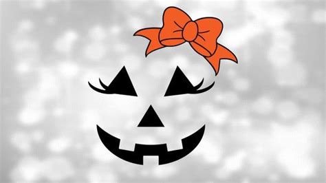 Holiday Clipart Halloween Smiling Girl Female Pumpkin Face Or Jack O