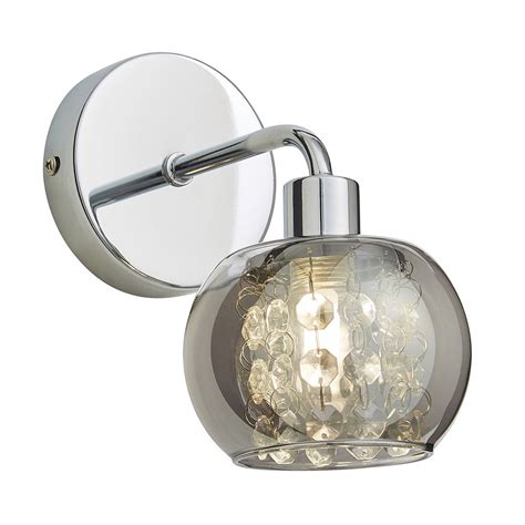 Revive Chromesmoked Glass Bathroom Wall Light I Victorian Plumbing