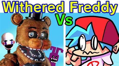 Friday Night Funkin VS Withered Freddy FULL WEEK Cutscenes Five