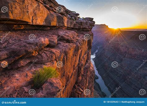 Scenic View of Toroweap Overlook at Sunrise in North Rim, Grand Canyon ...