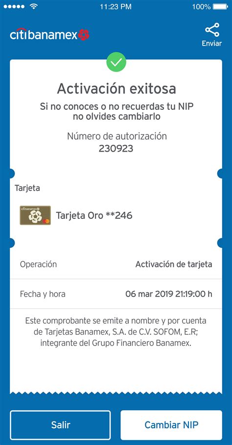 Activar Tu Tarjeta Desde Citibanamex Móvil Citibanamex