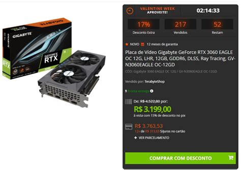 Terabyte On Twitter Oferta Placa De V Deo Gigabyte Geforce Rtx