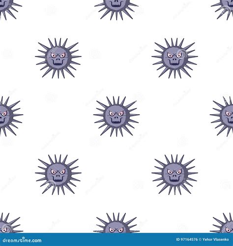 Gray Virus Icon In Black Style Isolated On White Background Viruses