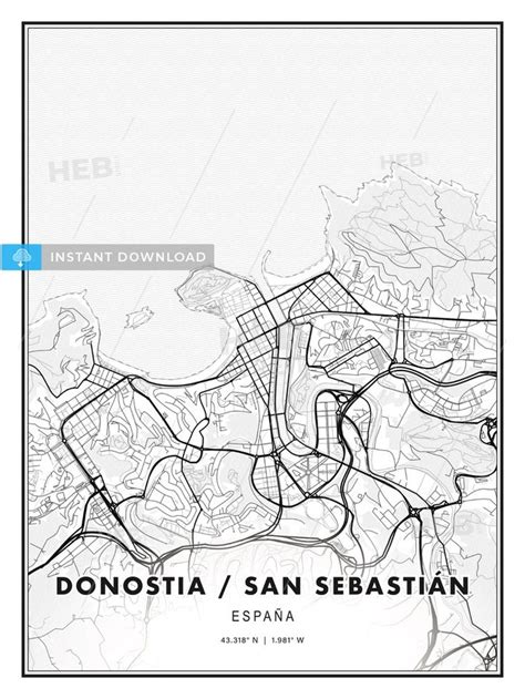 map   city  san sebastian
