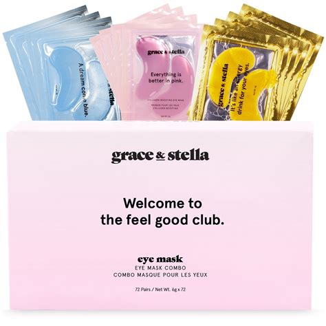 best under eye patches bundle for dark circles by grace & stella