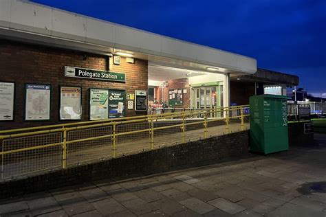Emergency Services On The Scene At Polegate Station After Passenger Hit