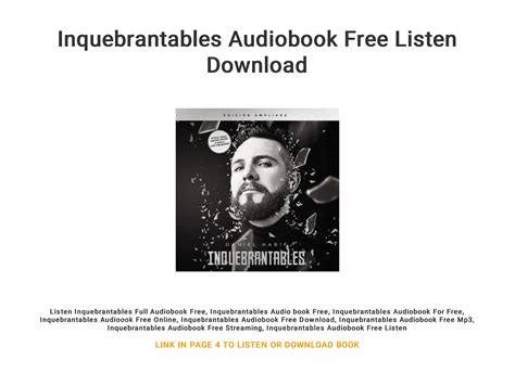 Inquebrantables Audiobook Free Listen Download By Mayulydia Issuu