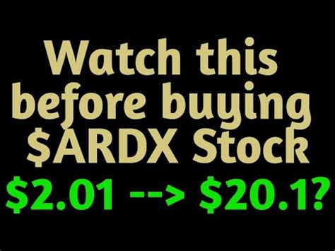 Ardelyx Inc Ardx Stock Analysis X Soon Youtube