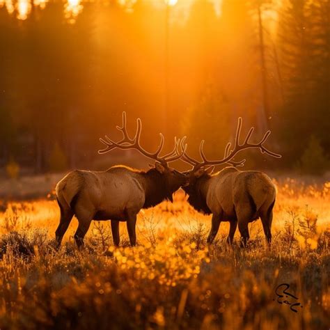 Free Elks at Sunset Image | Download at StockCake