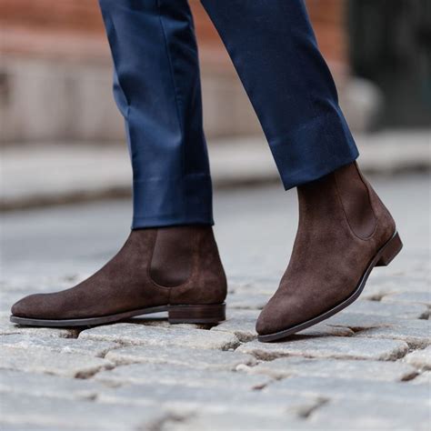 Carmina Shoemaker — Thecuffco Featuring Our Chelsea Suede Boots