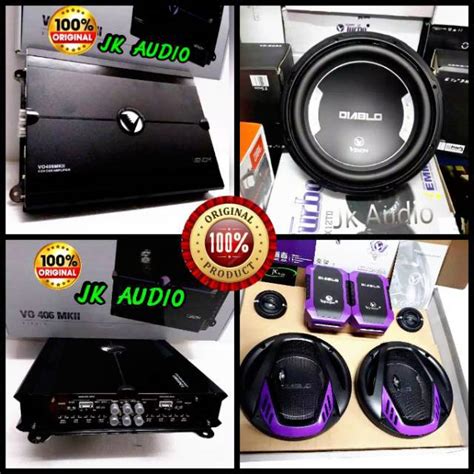 Jual PAKET AUDIO MOBIL VENOM DIABLO POWER SPLIT SUBWOOFER GARANSI RESMI