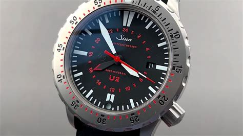 Sinn U2 Gmt Ezm 5 Diving Watch Mission Timer 1020 010 Sinn Watch Review Youtube