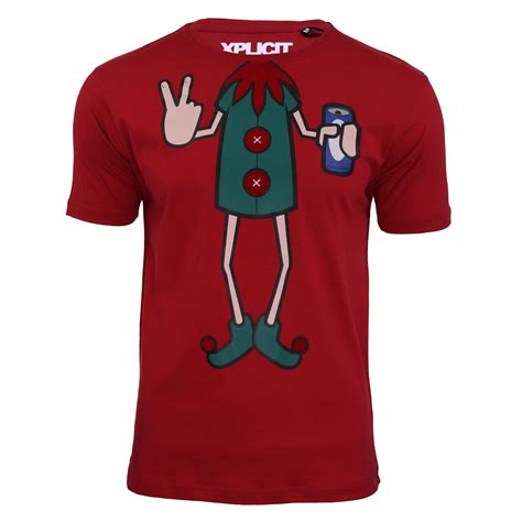 Mens Xmas Christmas Graphic T Shirts Xplicit Funny Rude Fat Santa Cheeky Elf Ebay