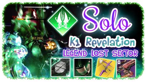 Solo 1830 Legend Lost Sector K1 Revelation Titan Destiny 2 Season