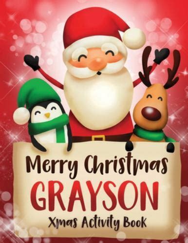 Frohe Weihnachten Grayson Lustiges Weihnachts Aktivit Tsbuch